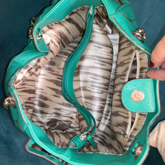 Bright Teal Shoulder Bag - Picture 4 of 4